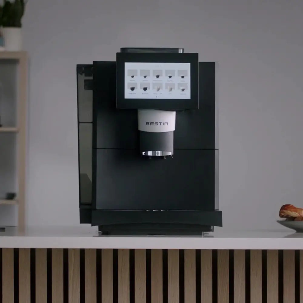 Bestir BM40 bean-to-cup coffee machine on office counter.