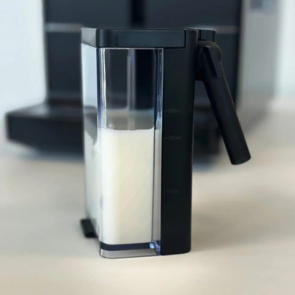 Removable milk container for Bestir Melange bean-to-cup coffee machine.