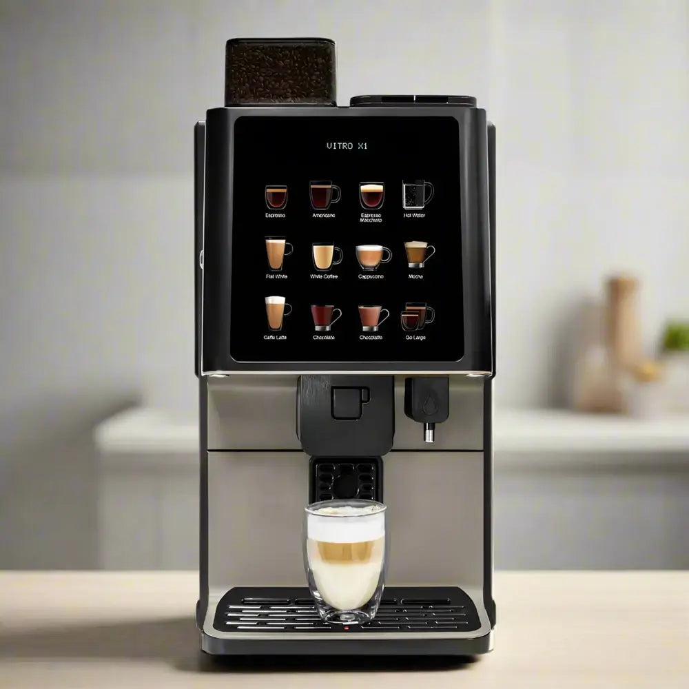 Coffetek Vitro X1 automatic bean-to-cup coffee machine with touchscreen drinks menu