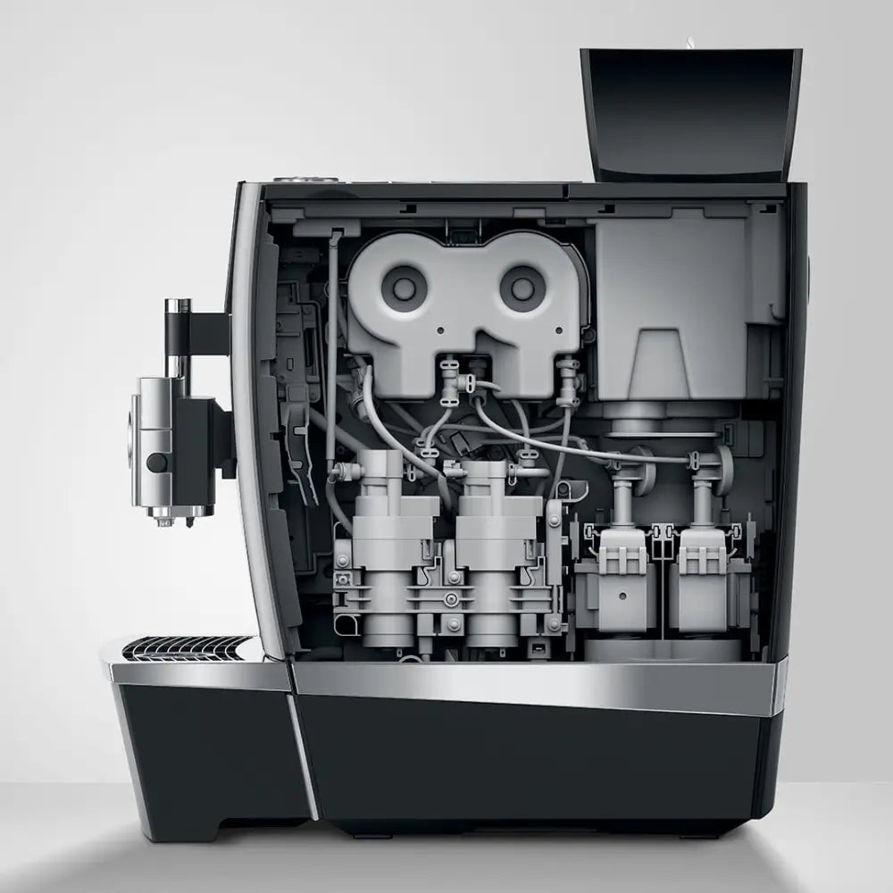 Internal components view of Jura Giga X3 automatic coffee machine