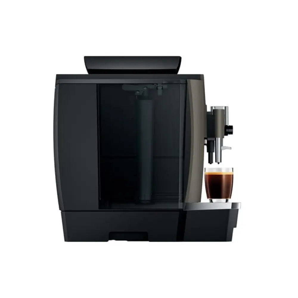 Right side view of Jura W8 automatic coffee machine