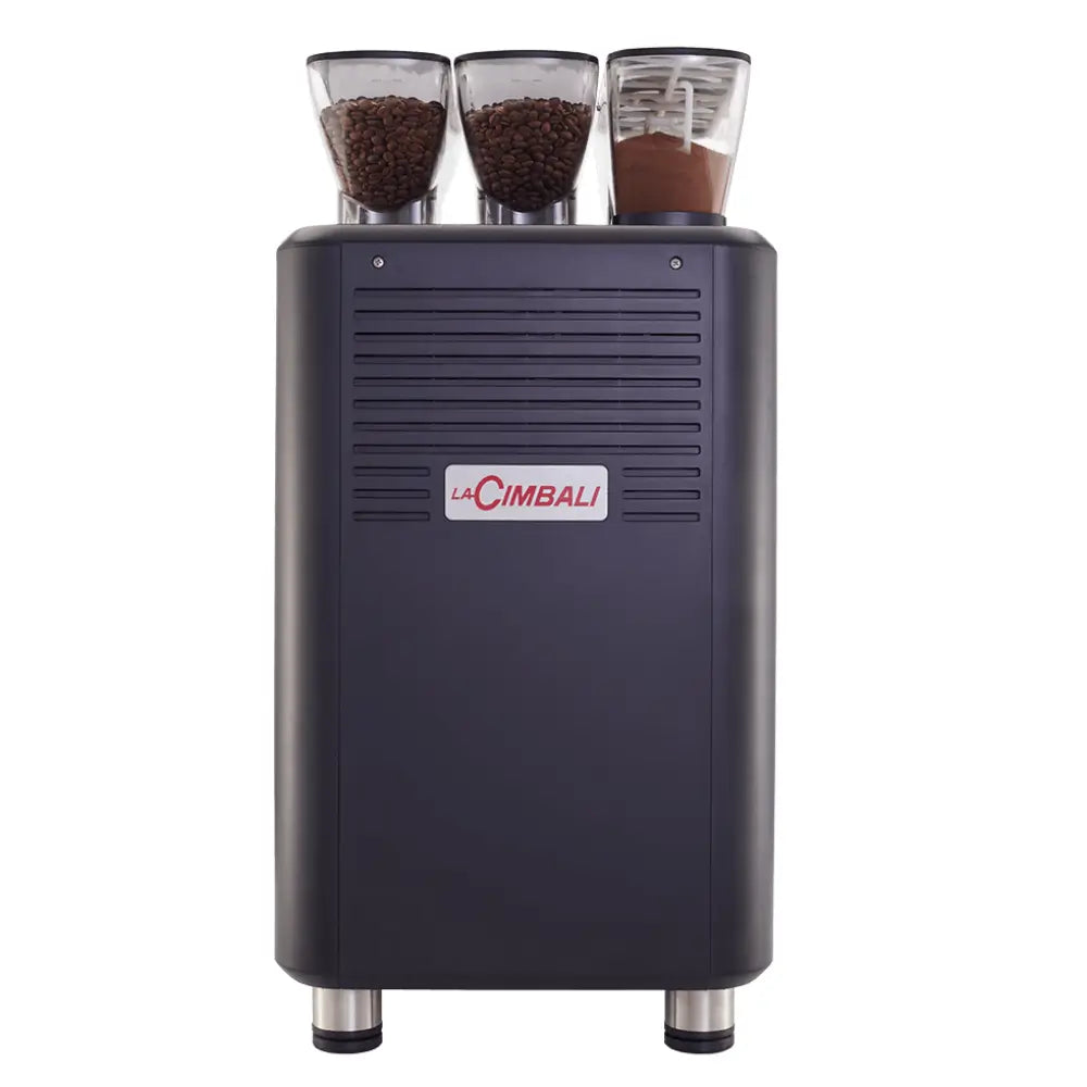 Back panel view of the La Cimbali S15 countertop coffee machine designed for island placement.