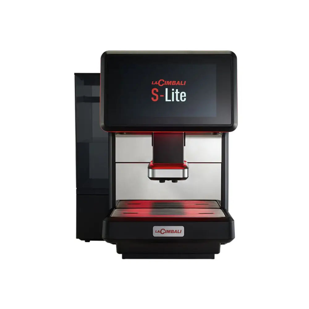 Compact design of the La Cimbali S-Lite bean-to-cup coffee machine.