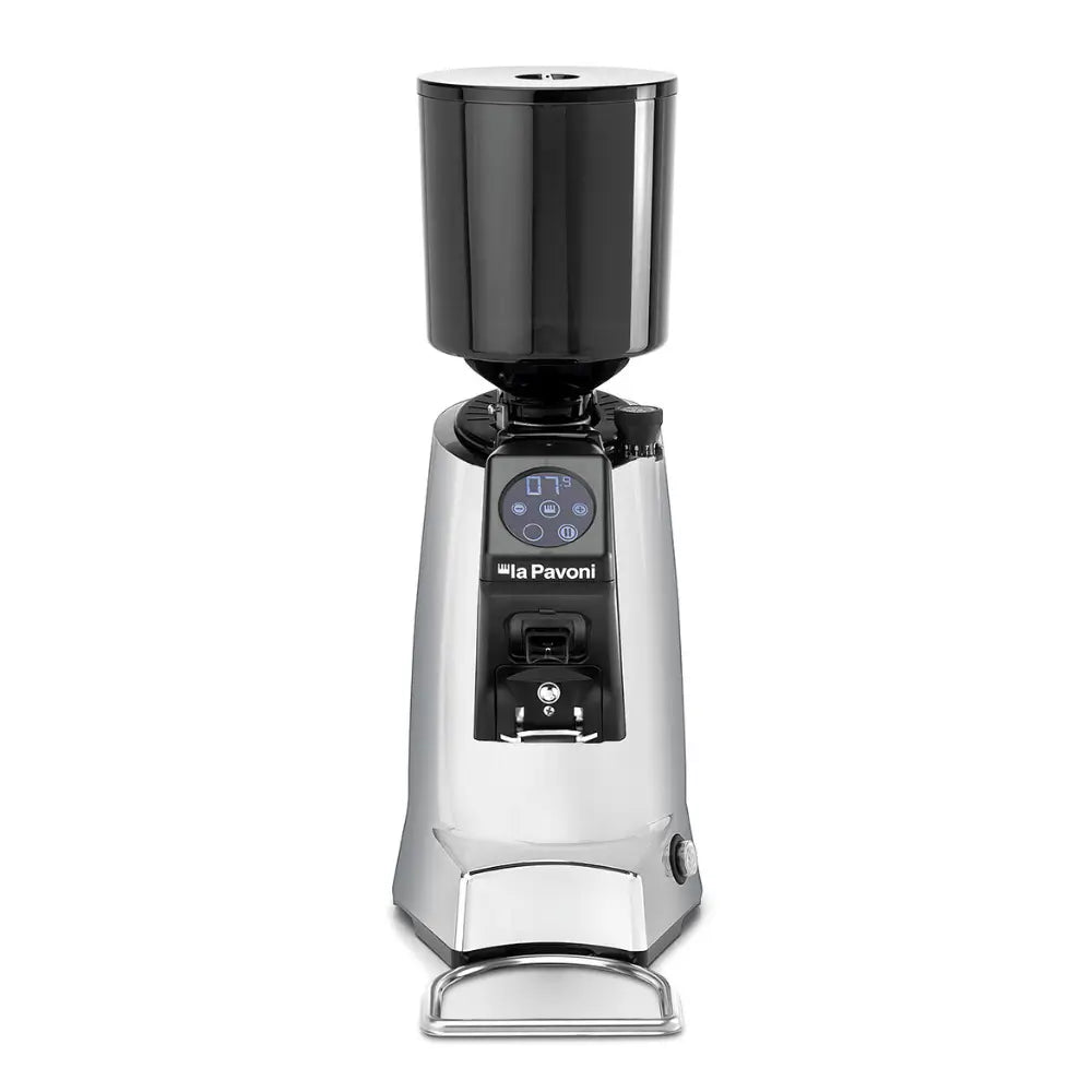 Front product shot of the La Pavoni Zip Pro commercial coffee grinder.