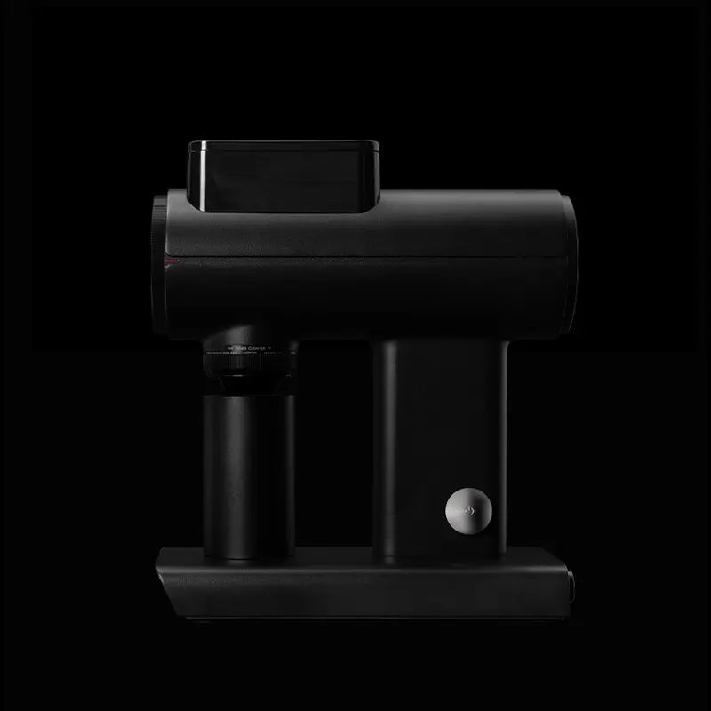 Side profile of Timemore Sculptor 078S coffee grinder with power button.