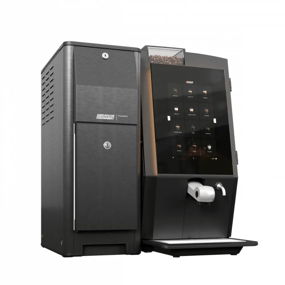 Bravilor Esprecious 21L Fresh Milk Bean-to-Cup Coffee & Espresso Machine with Instant Canister and Extra Grinder