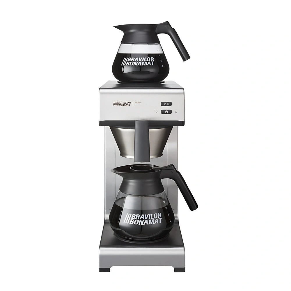 Bravilor Mondo Quick Filter Coffee Machine with 1 Brewing System & 2 Decanters