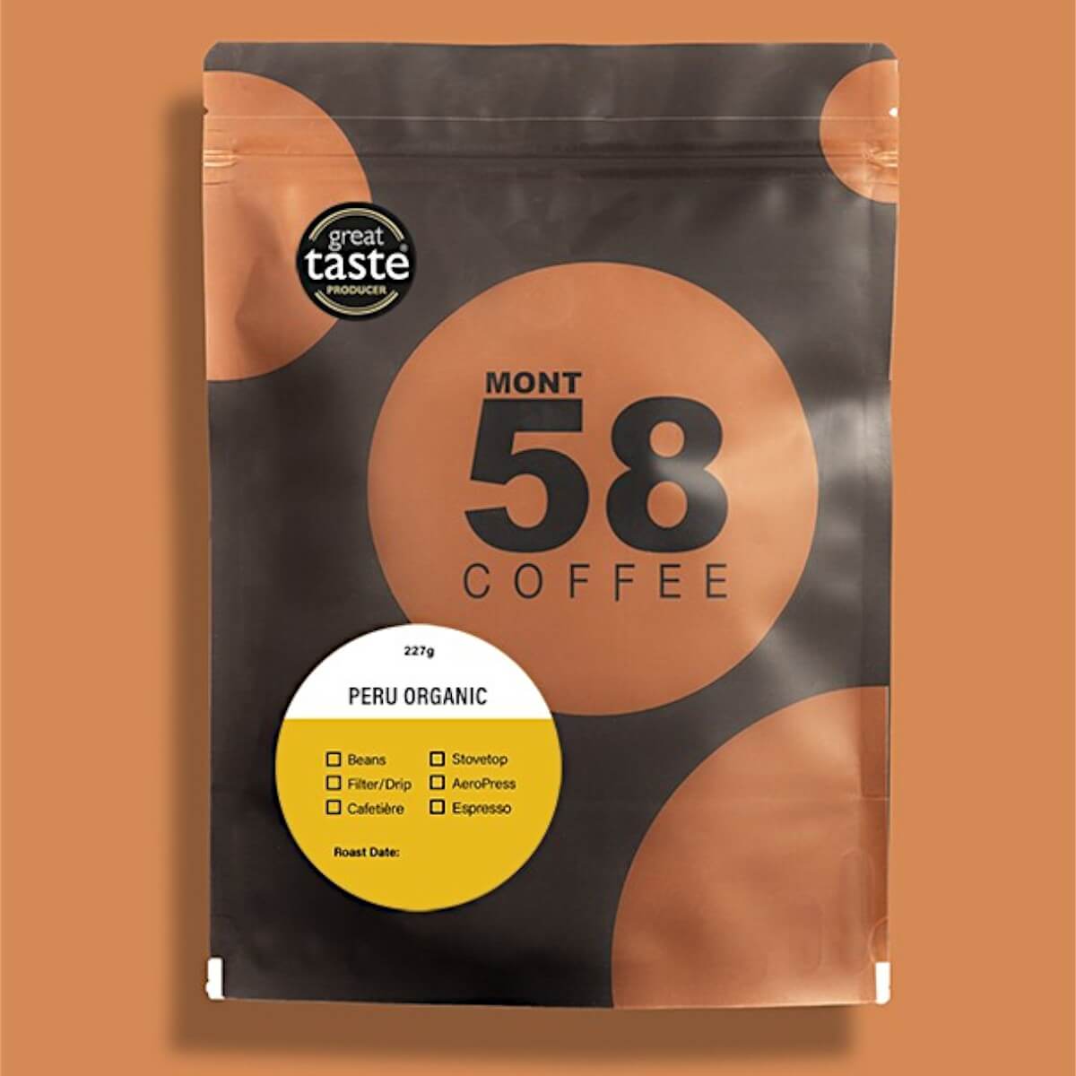 MONT58 Peru Organic Coffee Beans
