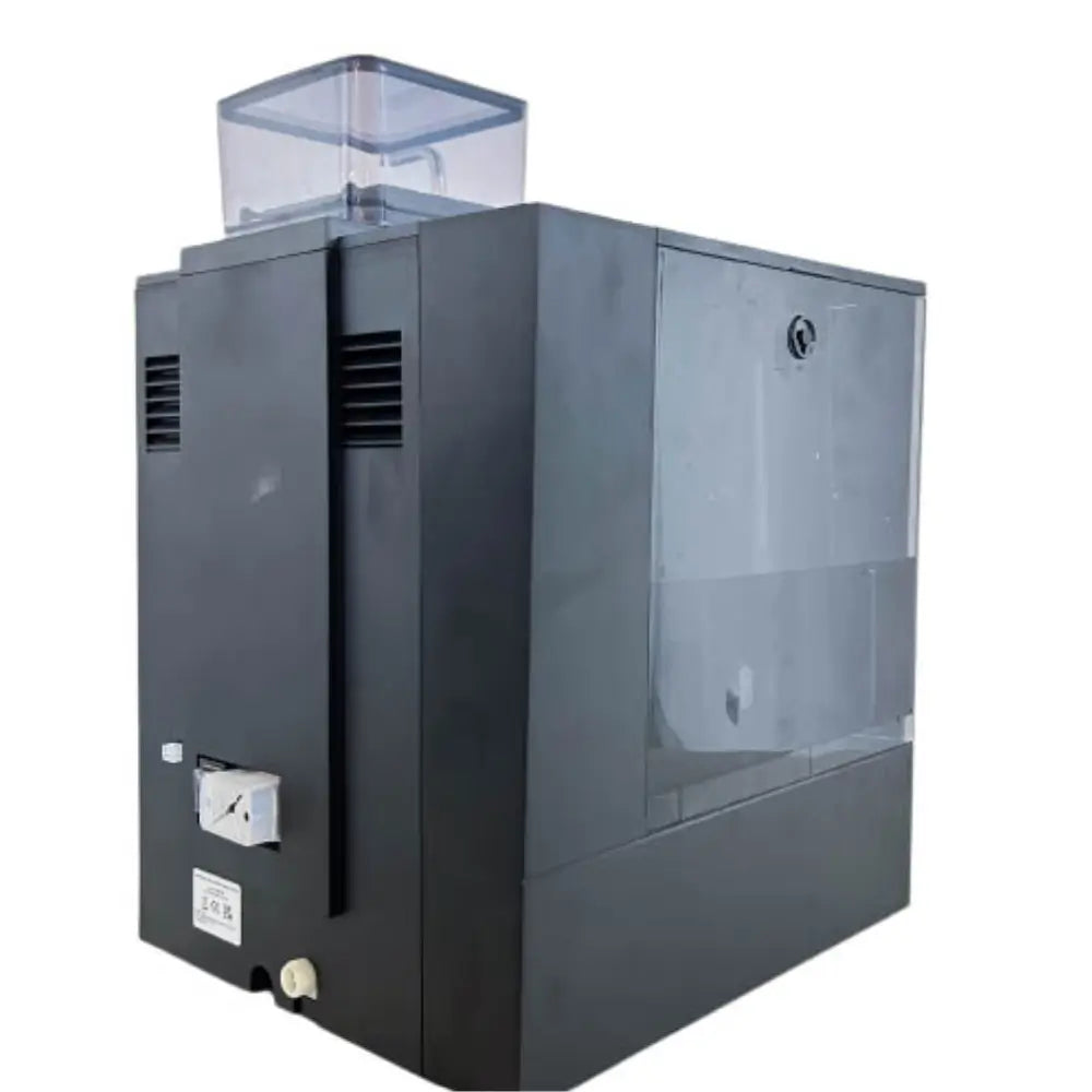 Back angle of Bestir BM50 coffee machine showing bean hopper and water tank.