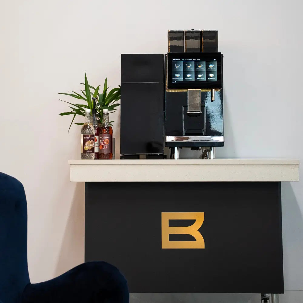 Bestir BMC300 bean to cup coffee machine on office countertop setup