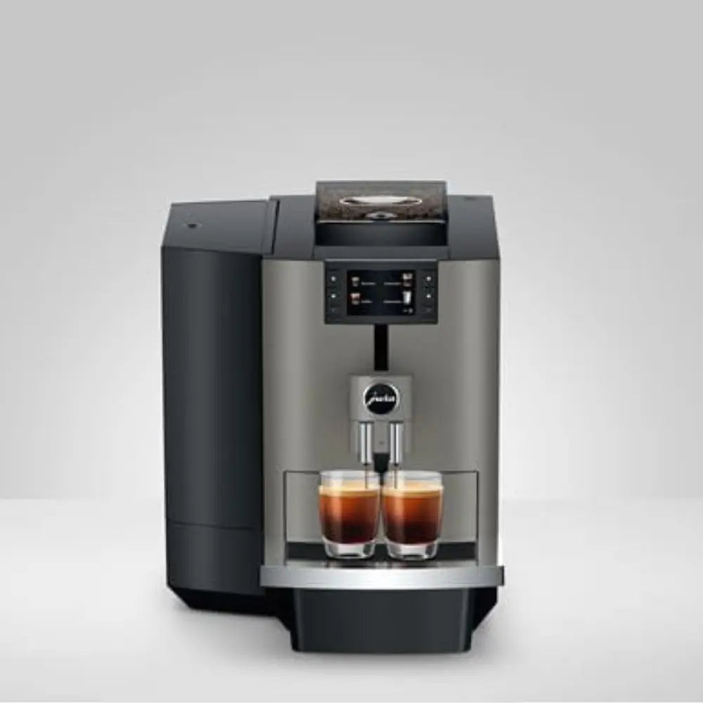 Full front view of the Jura X4 commercial bean-to-cup coffee machine.