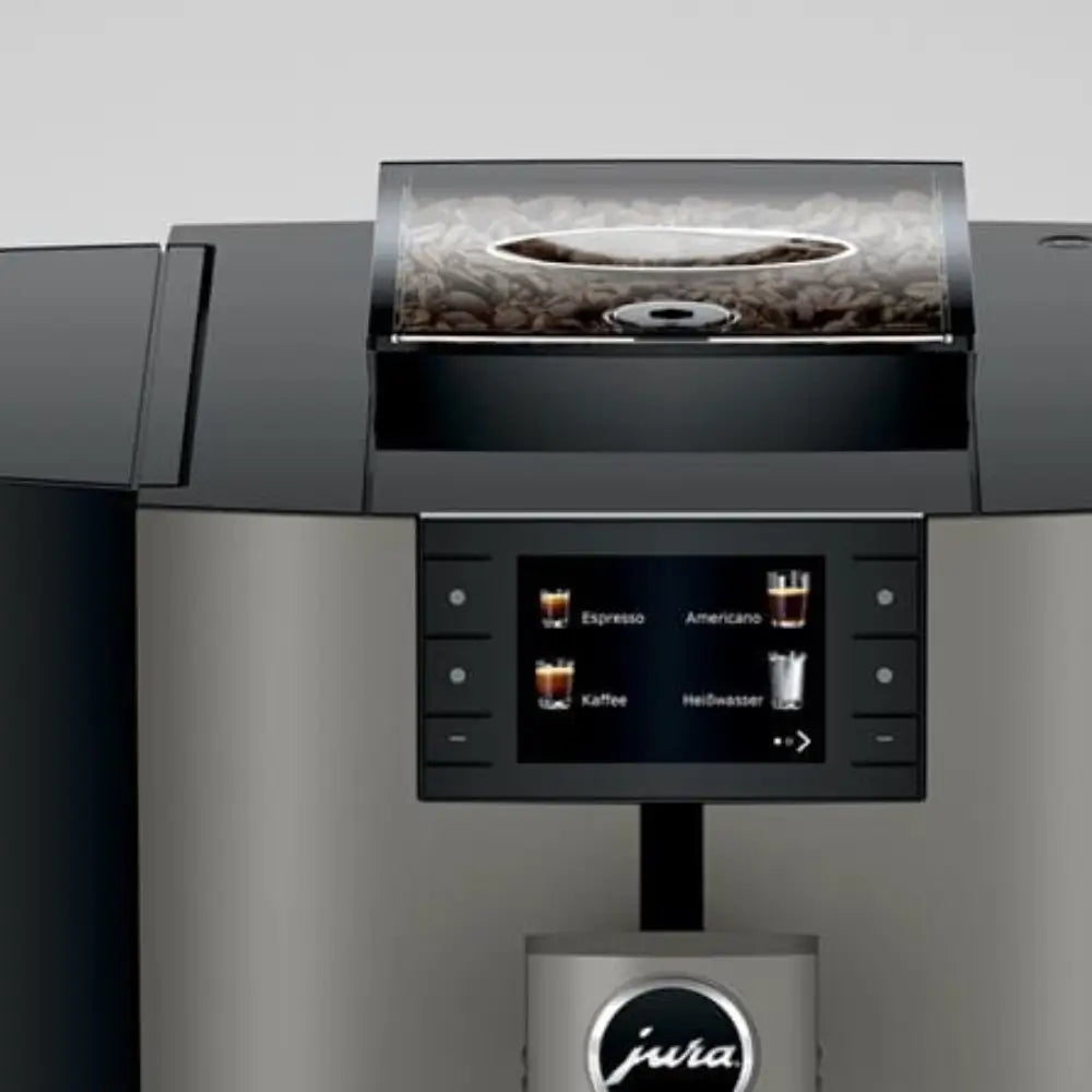 Touchscreen display on the Jura X4 bean-to-cup coffee machine