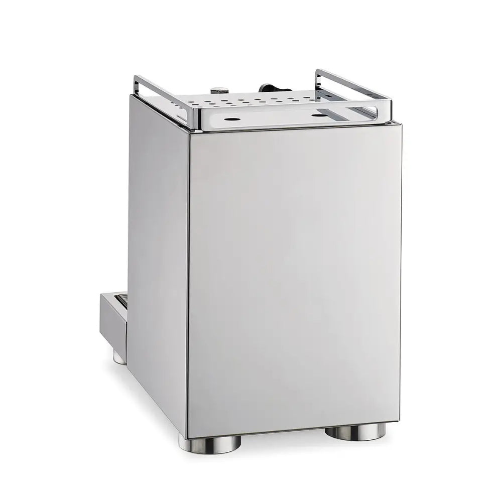 Rear view of the La Pavoni Mini Cellini compact espresso machine.