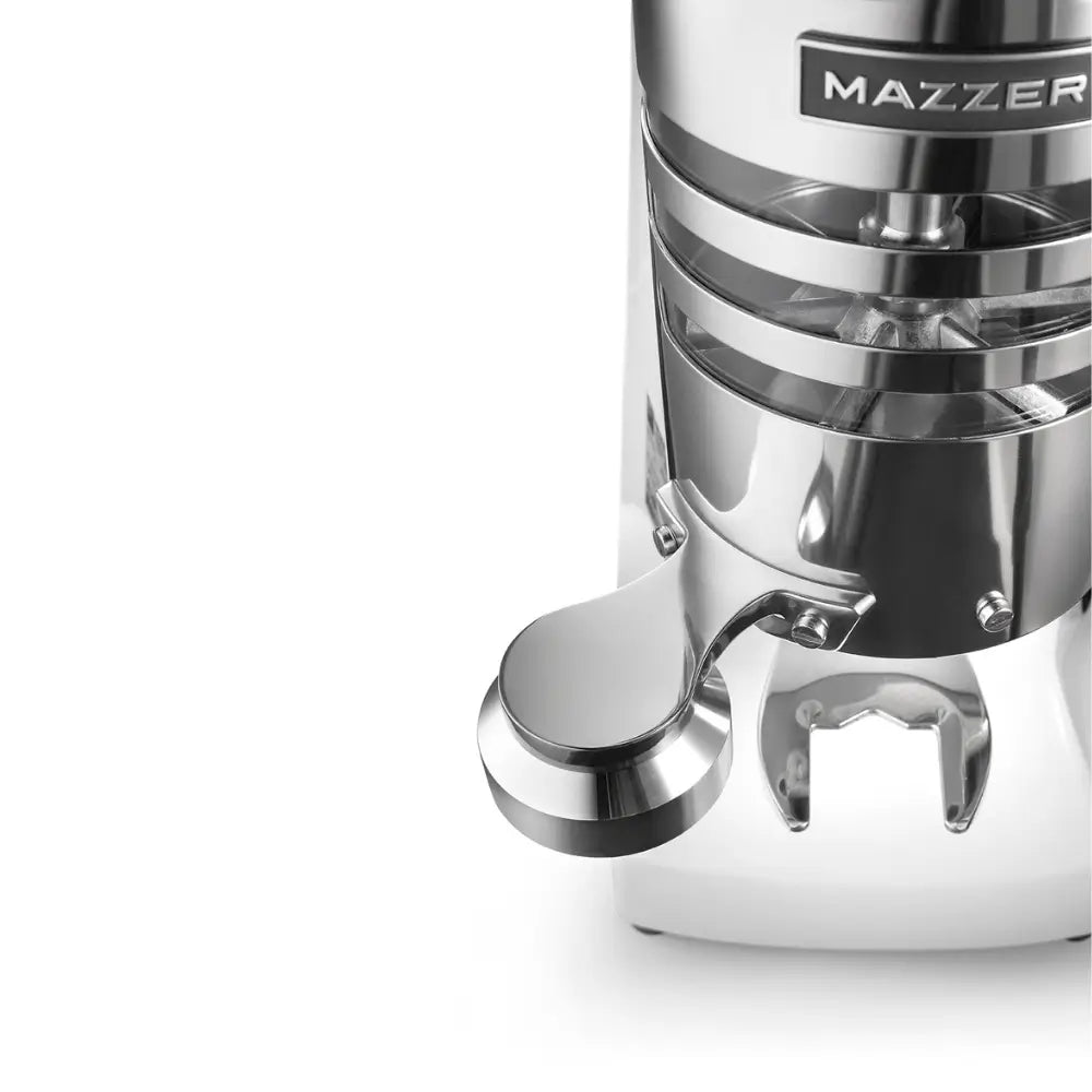 Close-up of Mazzer Major V Automatic Grinder 220V doser mechanism