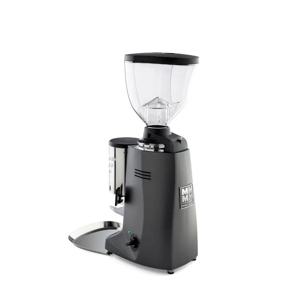 Side profile of Mazzer Major V Automatic Grinder 220V showing control knob
