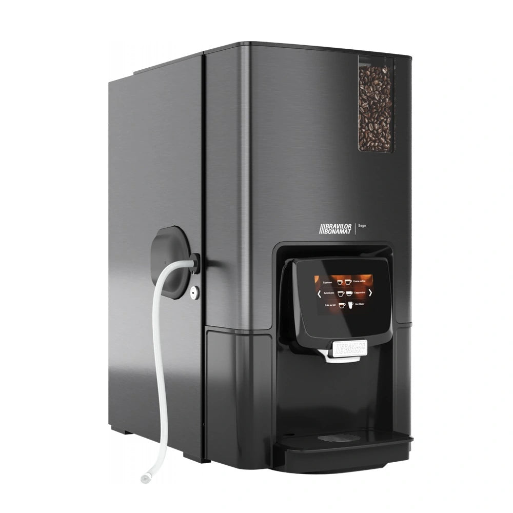 Bravilor Sego 11L Bean to Cup Coffee & Espresso Machine with Fresh Milk and Instant Canister