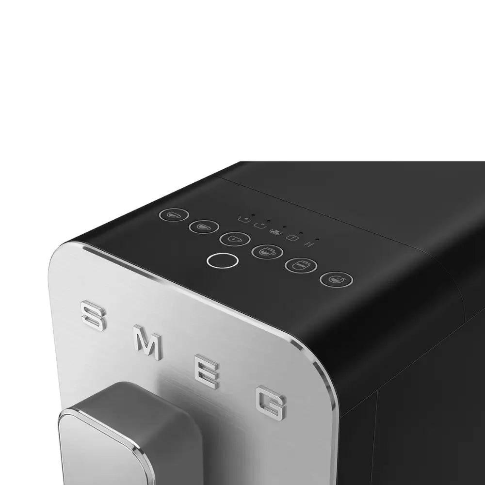 Close-up of the top control panel, showing the one-touch beverage icons and auto-clean function on the BCC13.